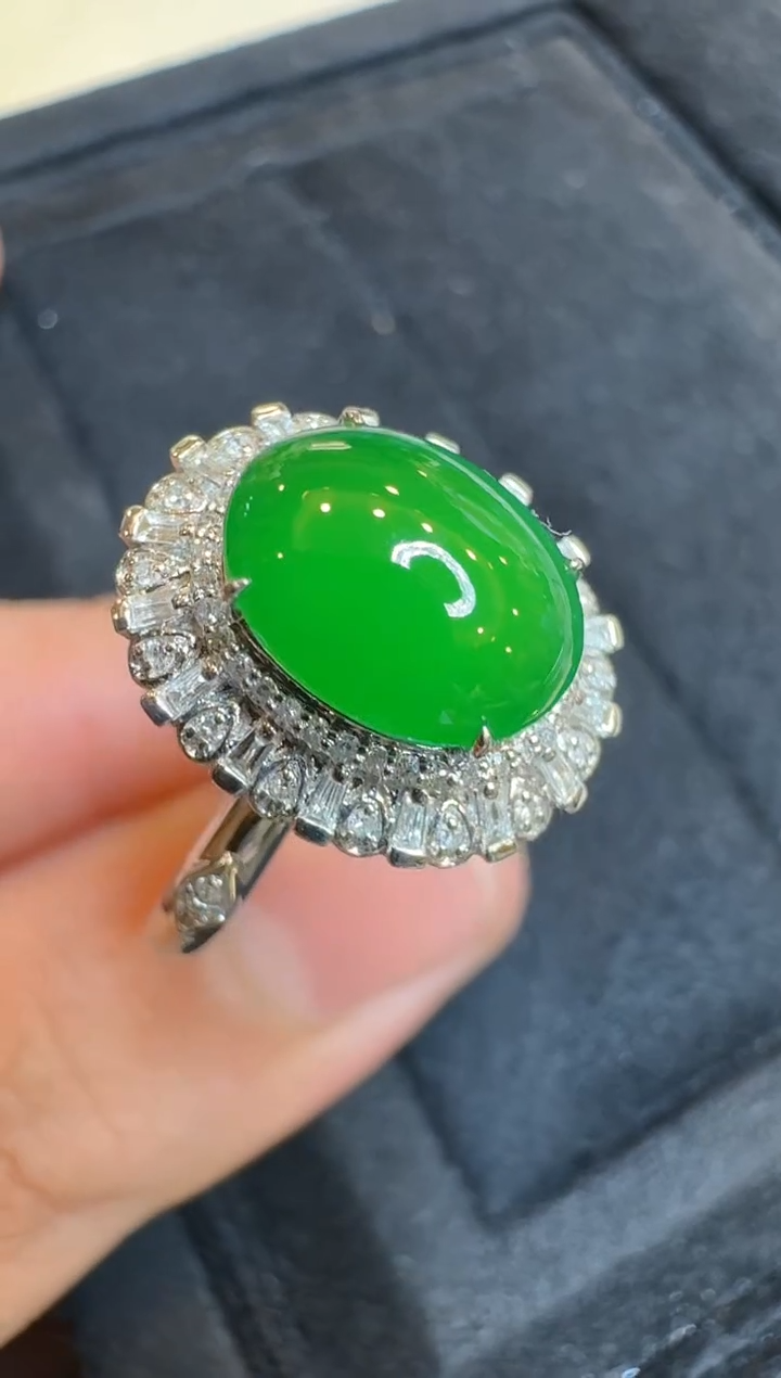 【闪购商品】翡翠戒指18K金镶嵌多样性团购发一件