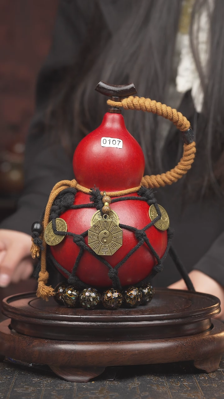 【闪购商品】107号大漆酒葫芦一物一图