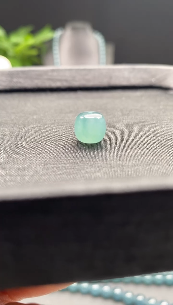 未镶嵌手链翡翠大*的散珠卡9+mm左右老型珠