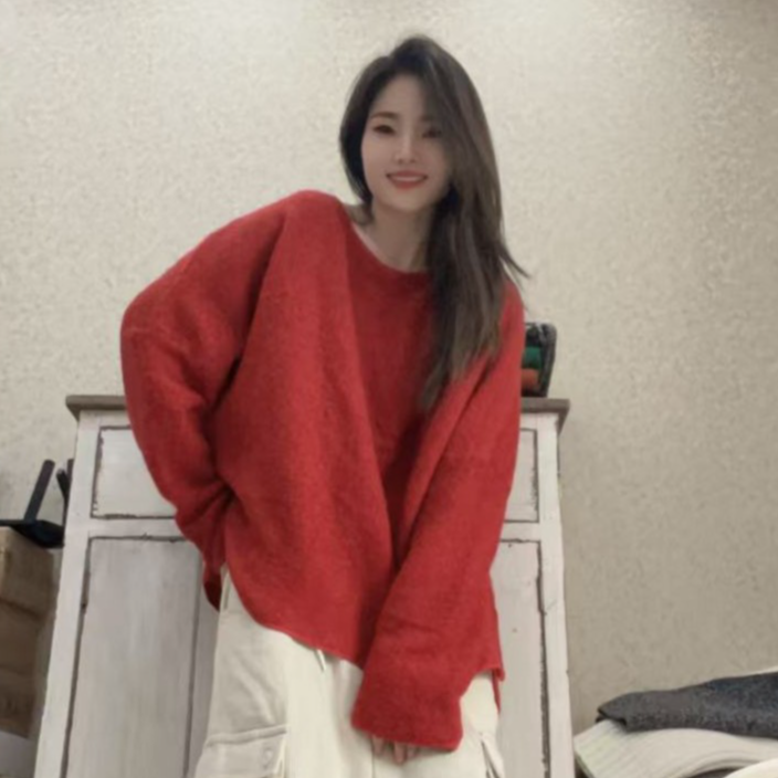 YT推荐 多色绒绒针织衫