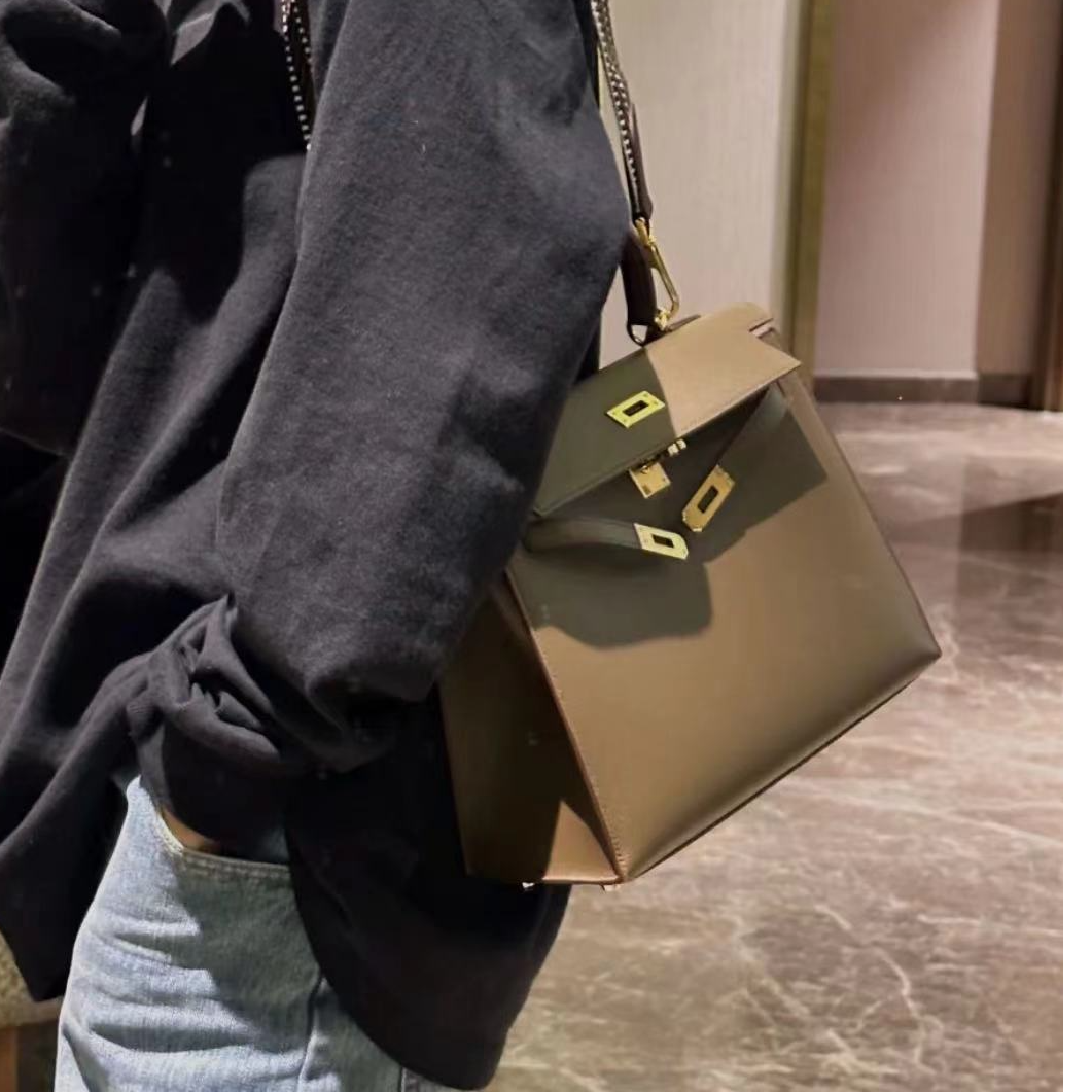 系带纯色耐脏休闲单肩包包  女式包包