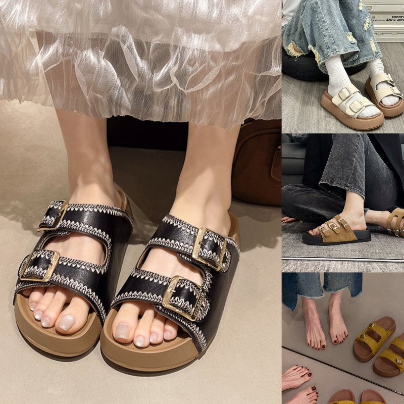 ZN秋冬新款棉拖时尚随机颜色码数百搭休闲网红厚底保暖毛毛拖鞋