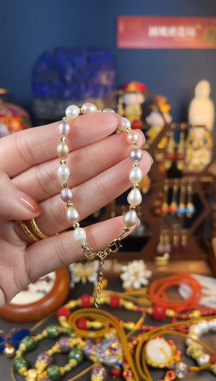 【闪购商品】淡水珍珠手串未镶嵌手串