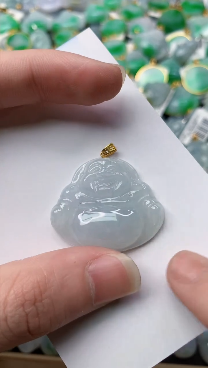 【闪购商品】翡翠颈饰18K金镶嵌8..........