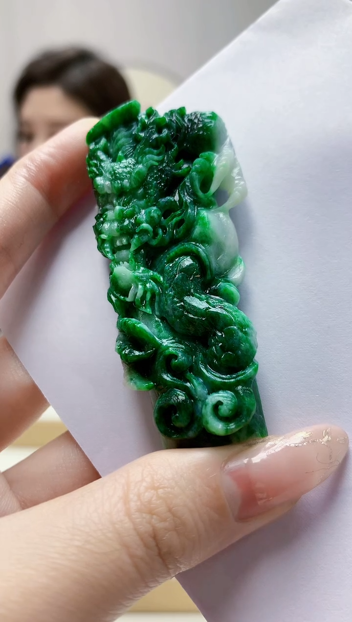 未镶嵌定制翡翠4829jw-毛货挂件191
