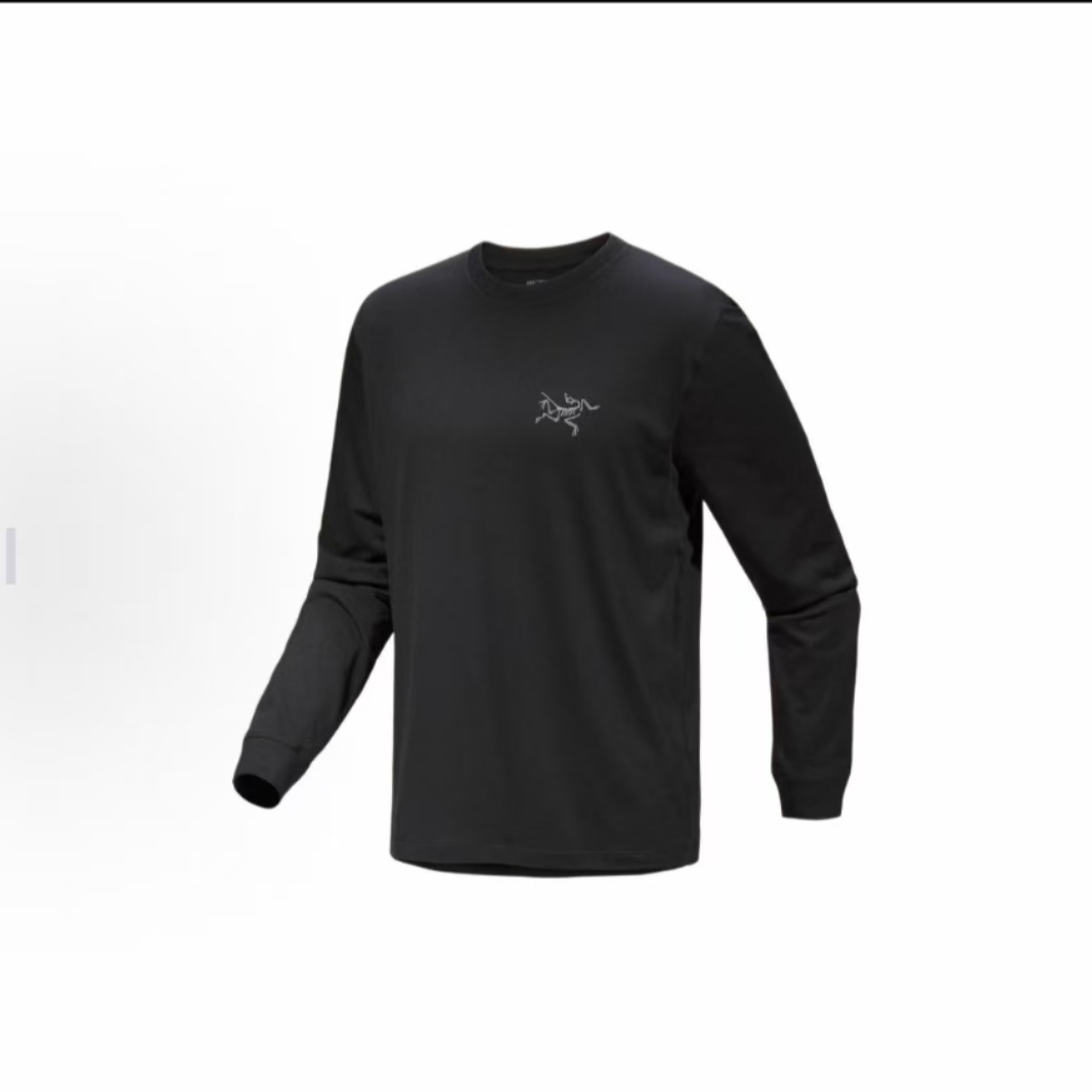 ARC'TERYX/始祖鸟 Kragg 印花Logo舒适透气耐磨长袖T恤 男款