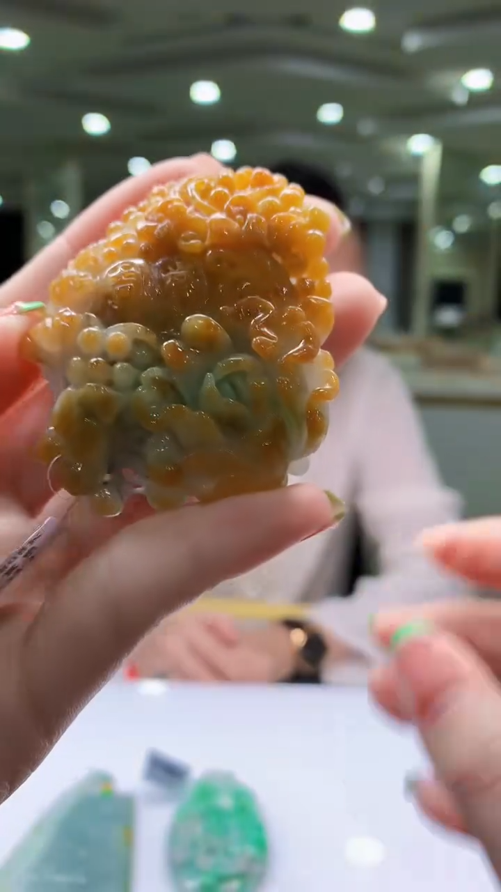 定制翡翠未镶嵌1032ry-毛货挂件赠书法55