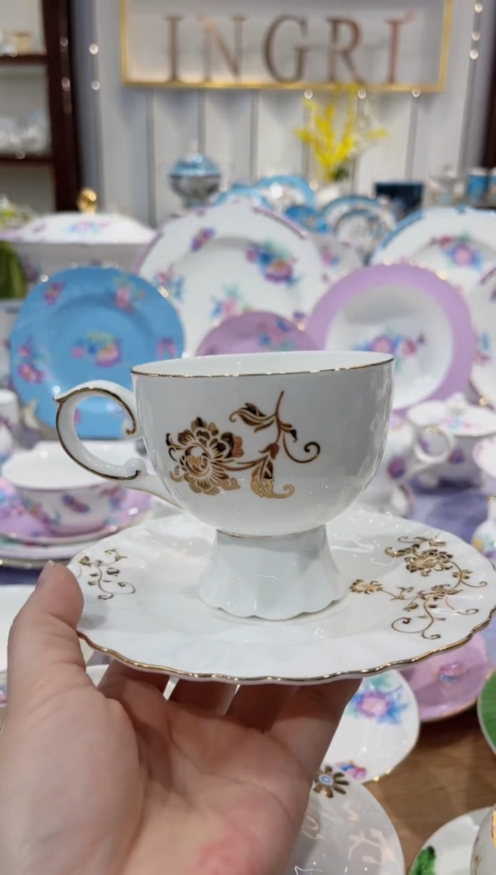 36%以上骨粉骨瓷杯碟