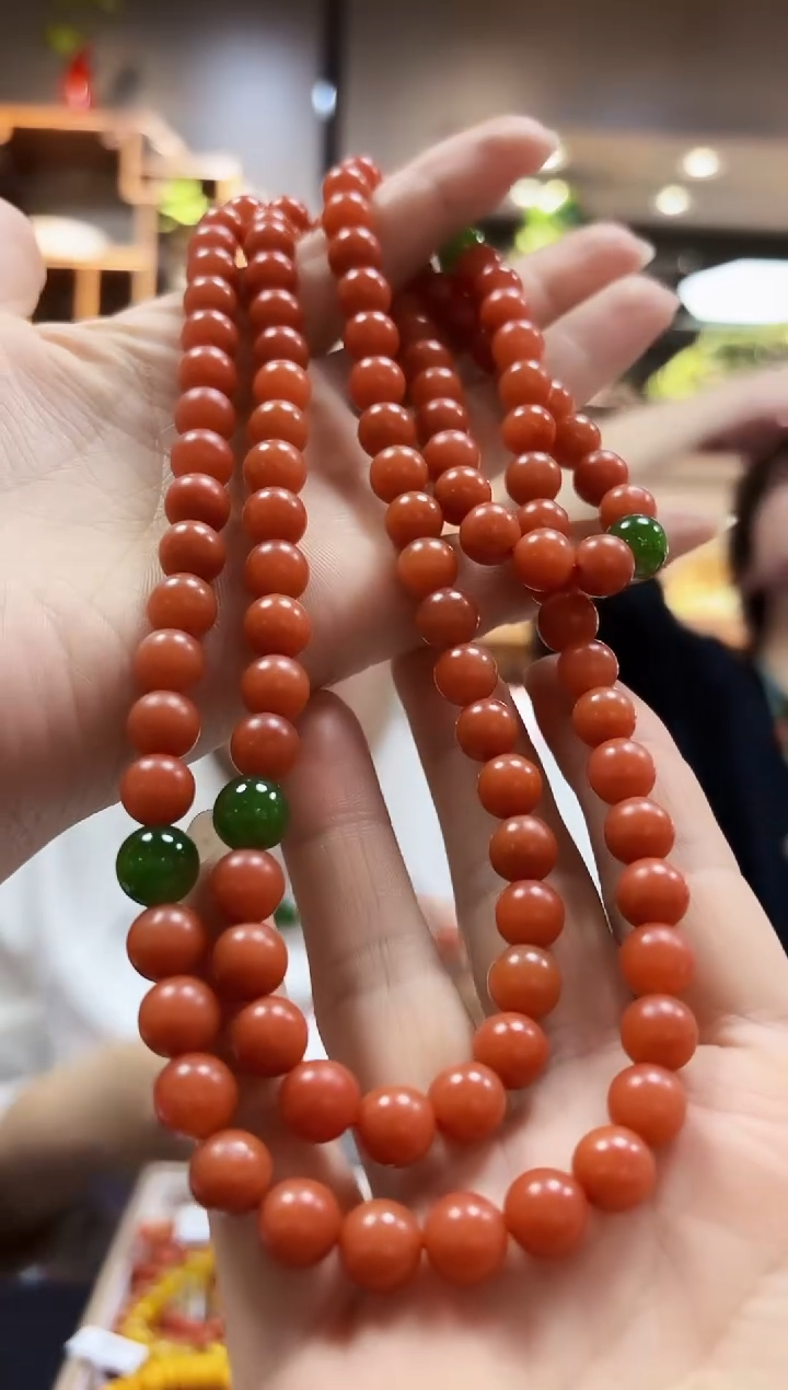 【闪购商品】南红玛瑙项链未镶嵌项链