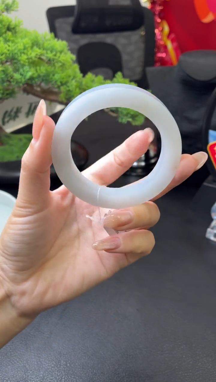 未镶嵌手镯定制翡翠定制手镯54-56