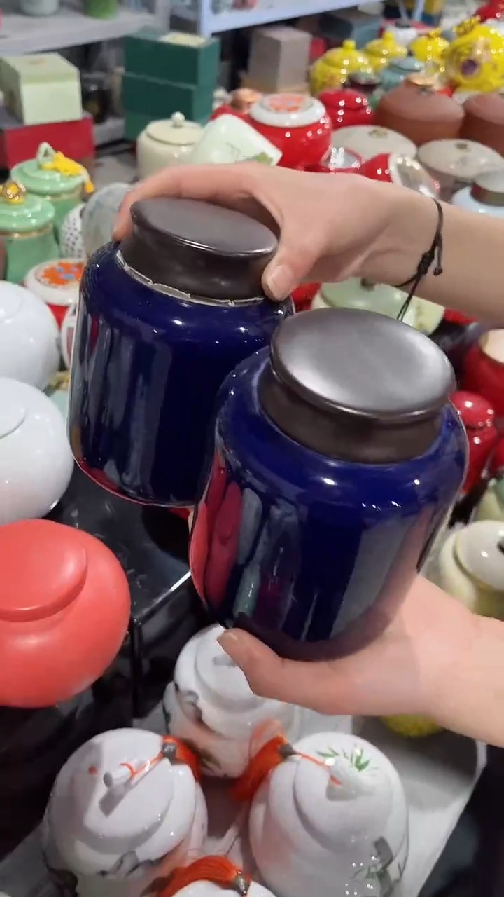 【闪购商品】陶瓷茶叶罐存茶罐密封罐