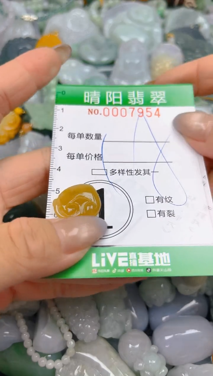 翡翠未镶嵌颈饰闪购0007954