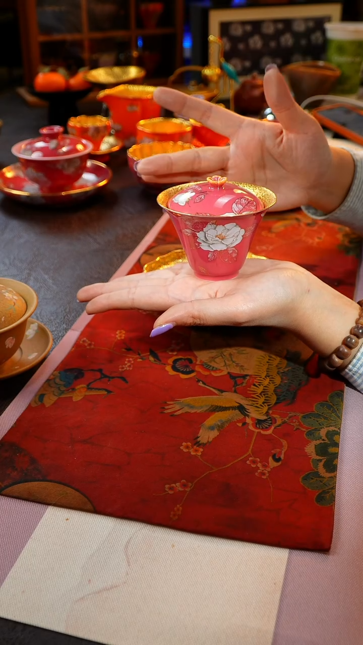 茶杯紫砂【宜景窑系列】盖碗