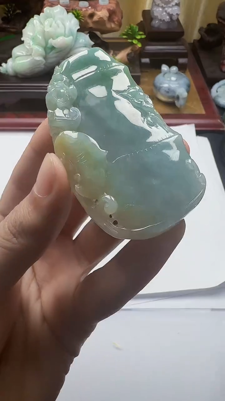 吊坠(不含链)未镶嵌翡翠1