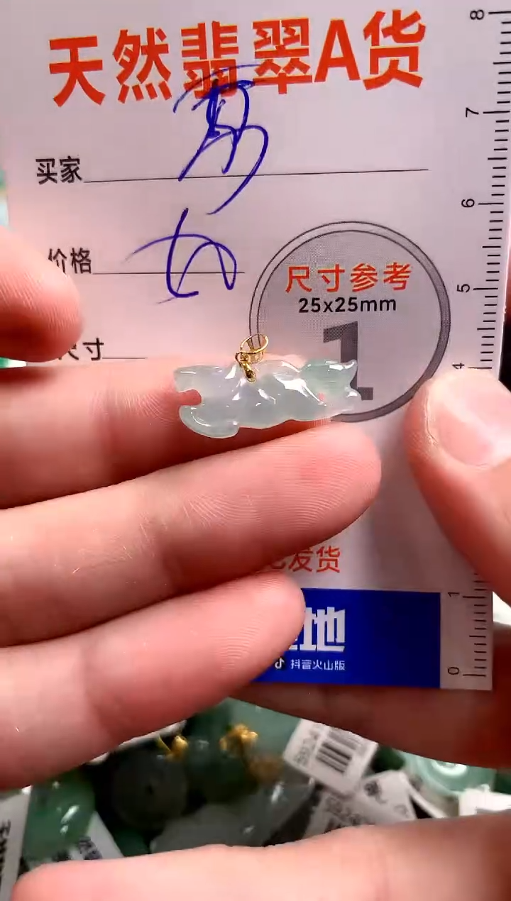 【闪购商品】翡翠颈饰18K金镶嵌13005891