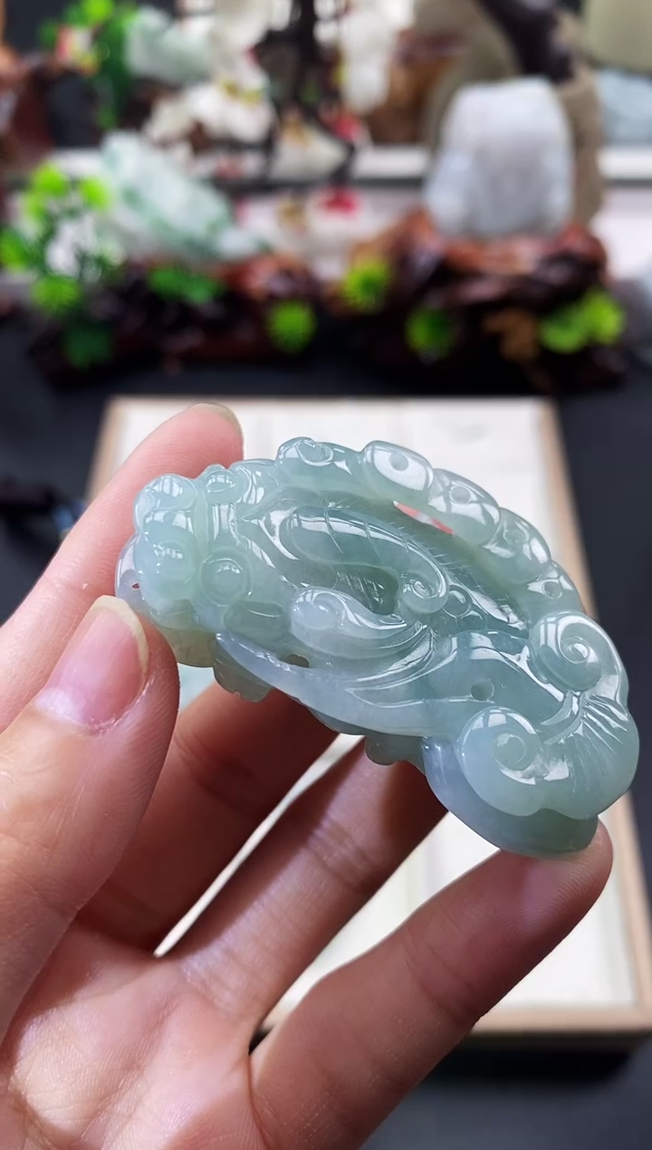 颈饰未镶嵌翡翠天然缅甸A货翡翠