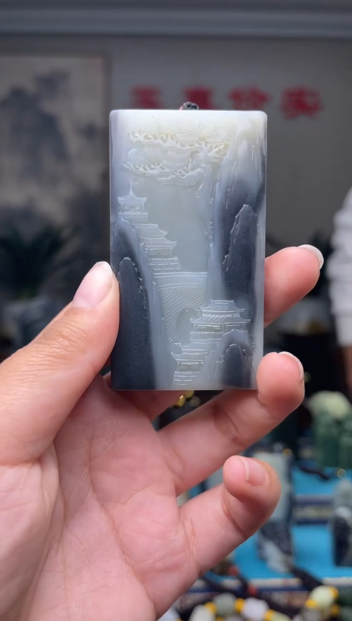 未镶嵌和田玉挂件1