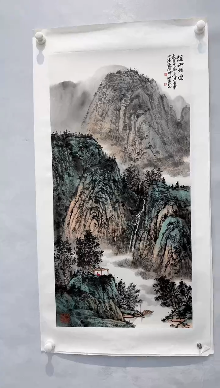 【闪购商品】纸本1炳山艺术----------潘如华作品