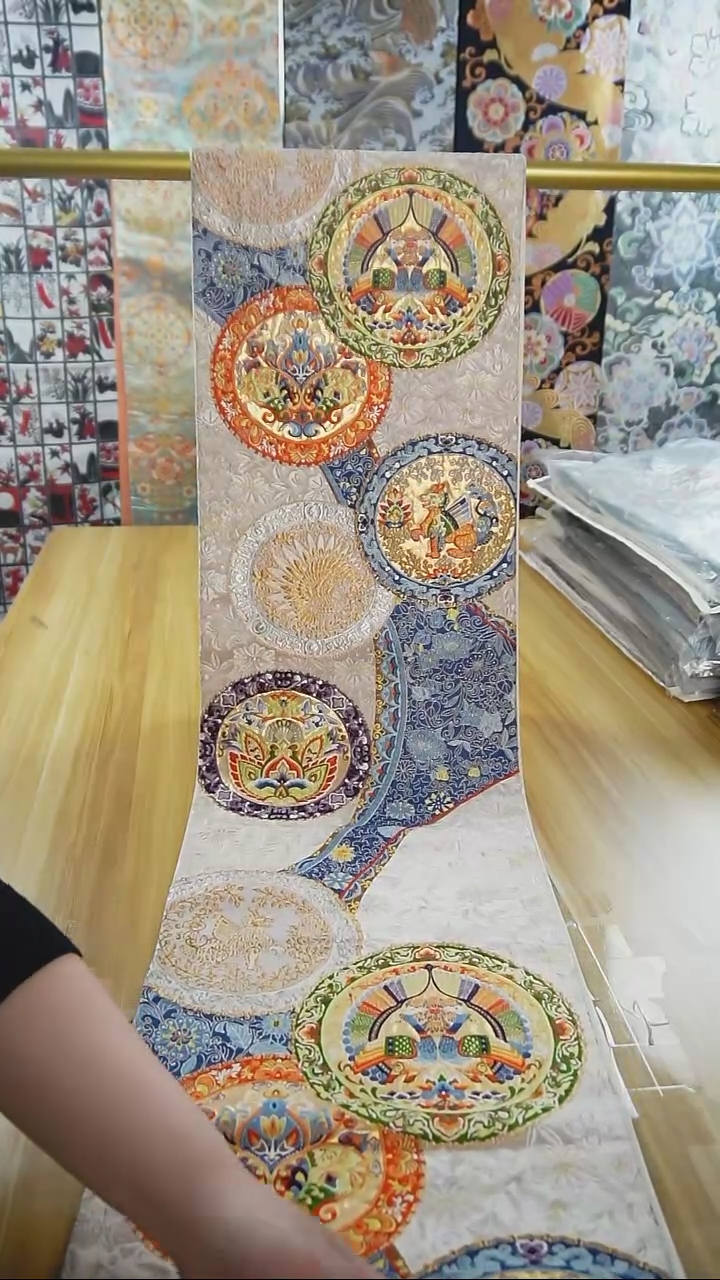 【闪购商品】织绣101 六通团花特价