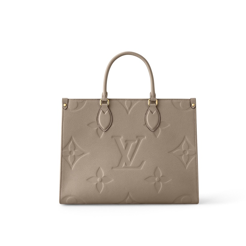 全新未使用 LouisVuitton/路易威登 onthego中号大象灰经典丛林包