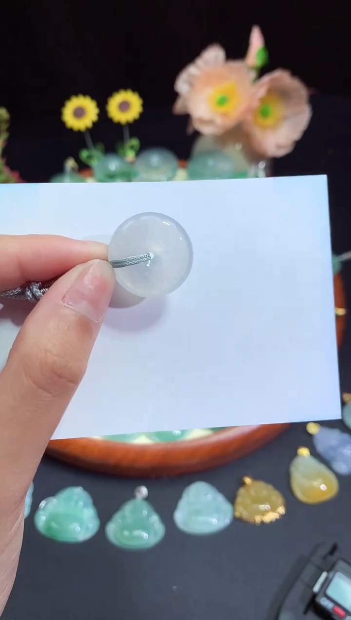 【闪购商品】翡翠颈饰未镶嵌平安扣