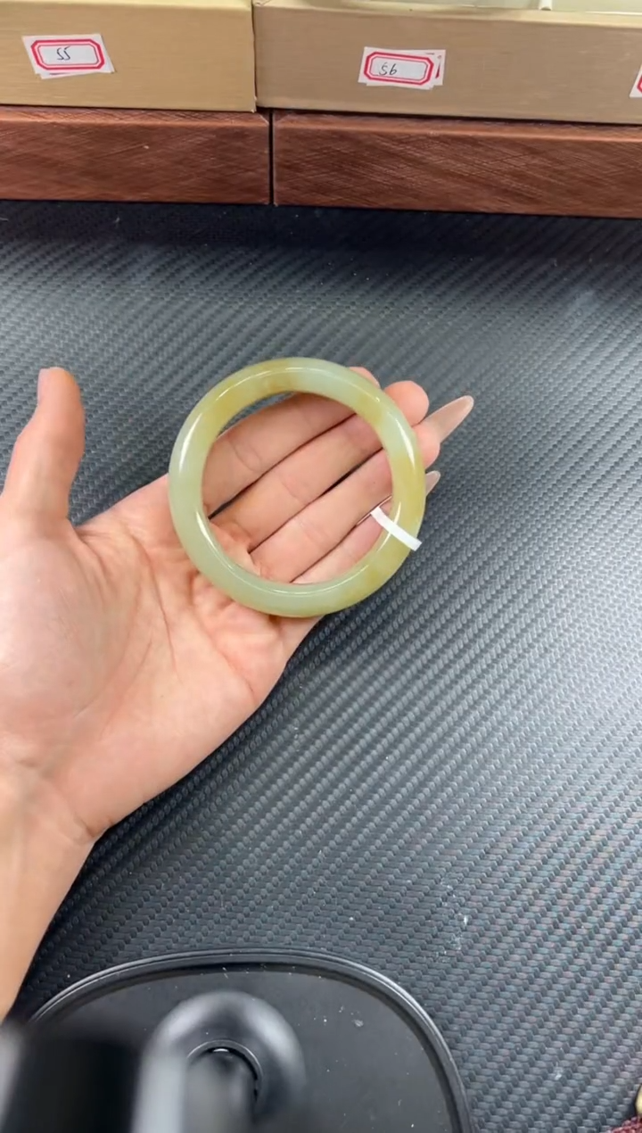 未镶嵌手镯和田玉若羌微色差57m