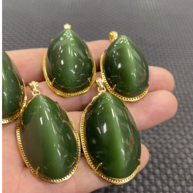 【老郑家】18K金和田玉挂件 多样性发一件不带链