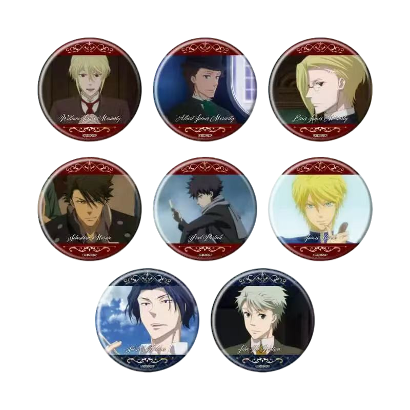 【忧国的莫里亚蒂】咖啡场贩吧唧徽章亚克力卡（盲盒代拆）