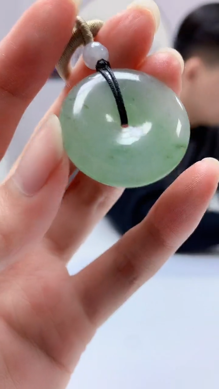 【闪购商品】定制翡翠未镶嵌4917zm-毛货挂件扣子177