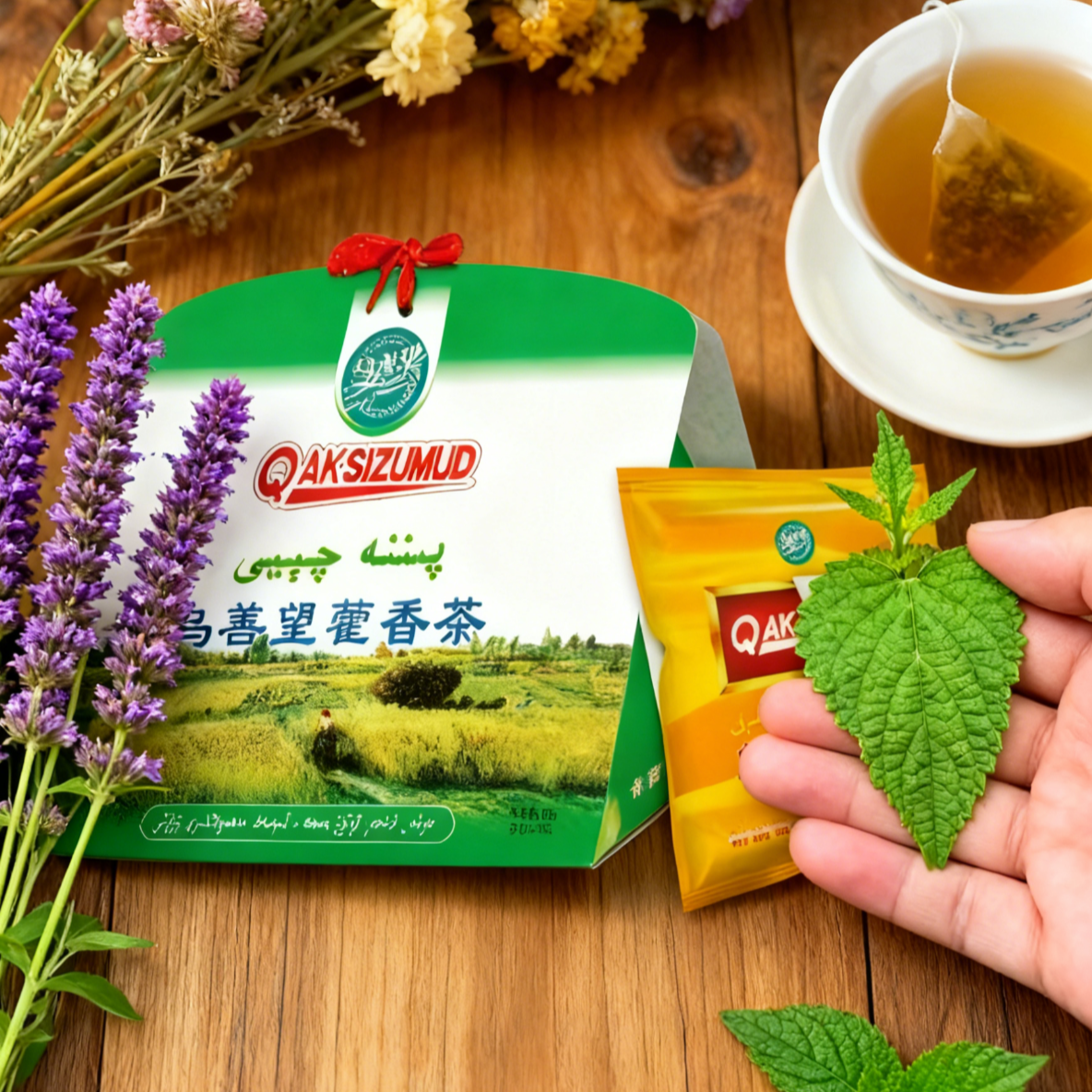 和田特产茶乌善望藿香茶藿香味红茶包邮茶叶