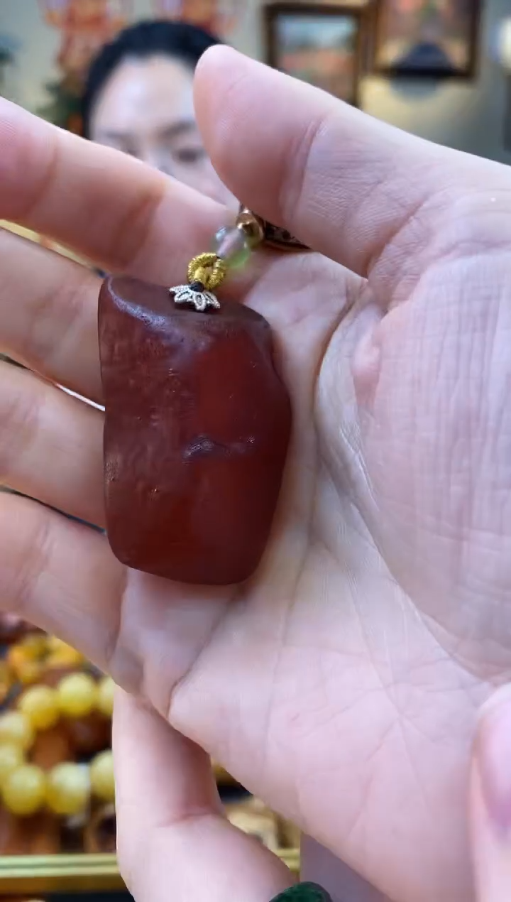 【闪购商品】未镶嵌琥珀颈饰吊坠