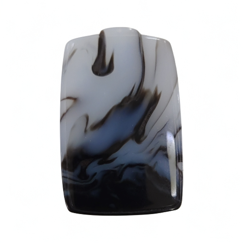 3221号精品水墨色大无事牌吊坠项圈