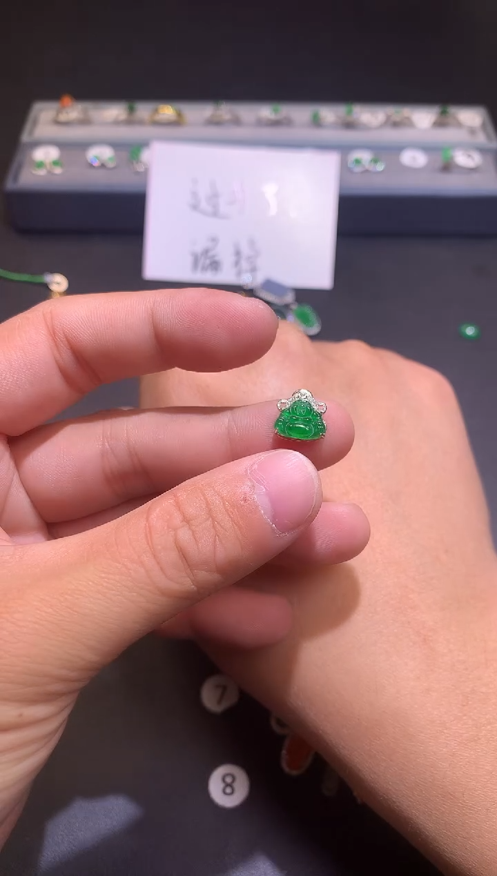 【闪购商品】翡翠吊坠(不含链)银S925镶嵌1