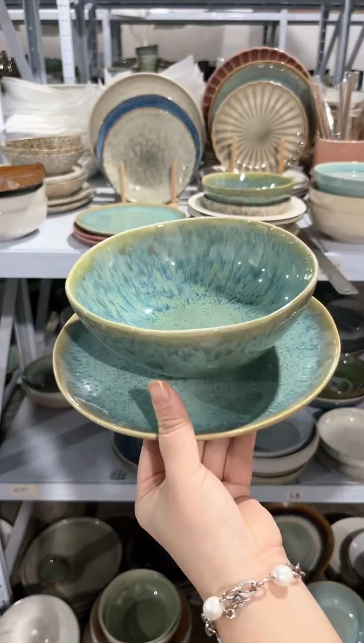 【闪购商品】瓷片外贸尾货瑕疵满20包邮X2 碗加盘