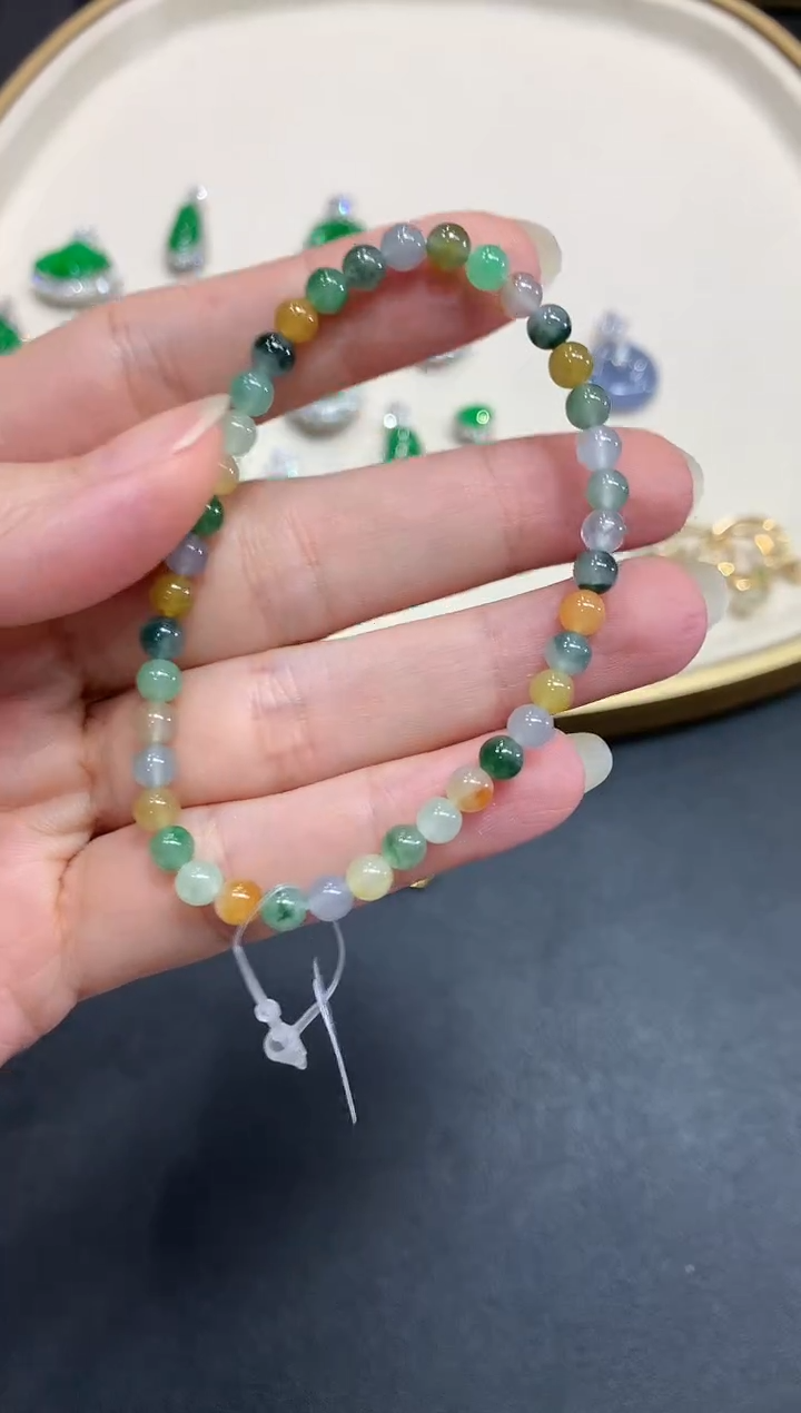 【闪购商品】翡翠手串未镶嵌A603|1980