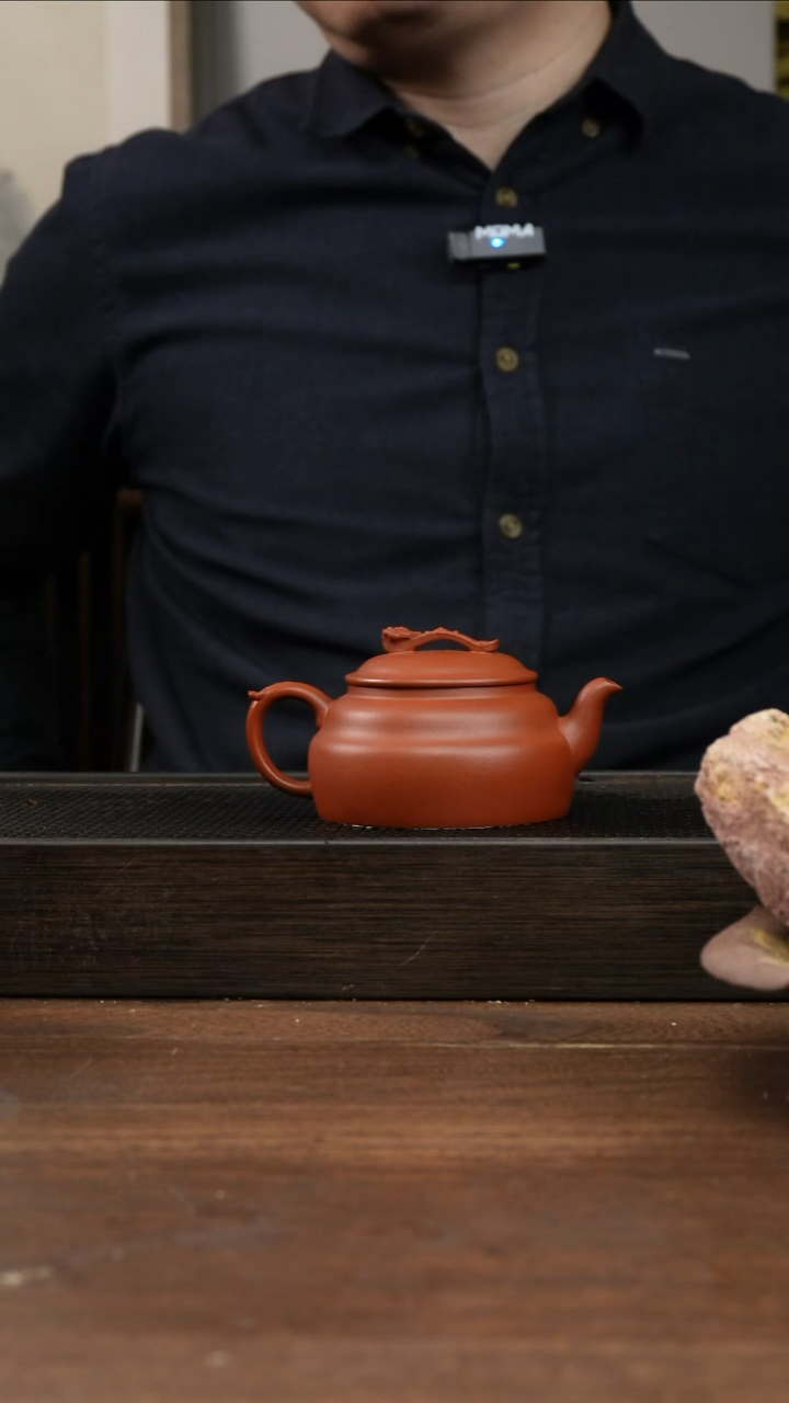 茶杯紫砂朱泥如意壶      180CC  