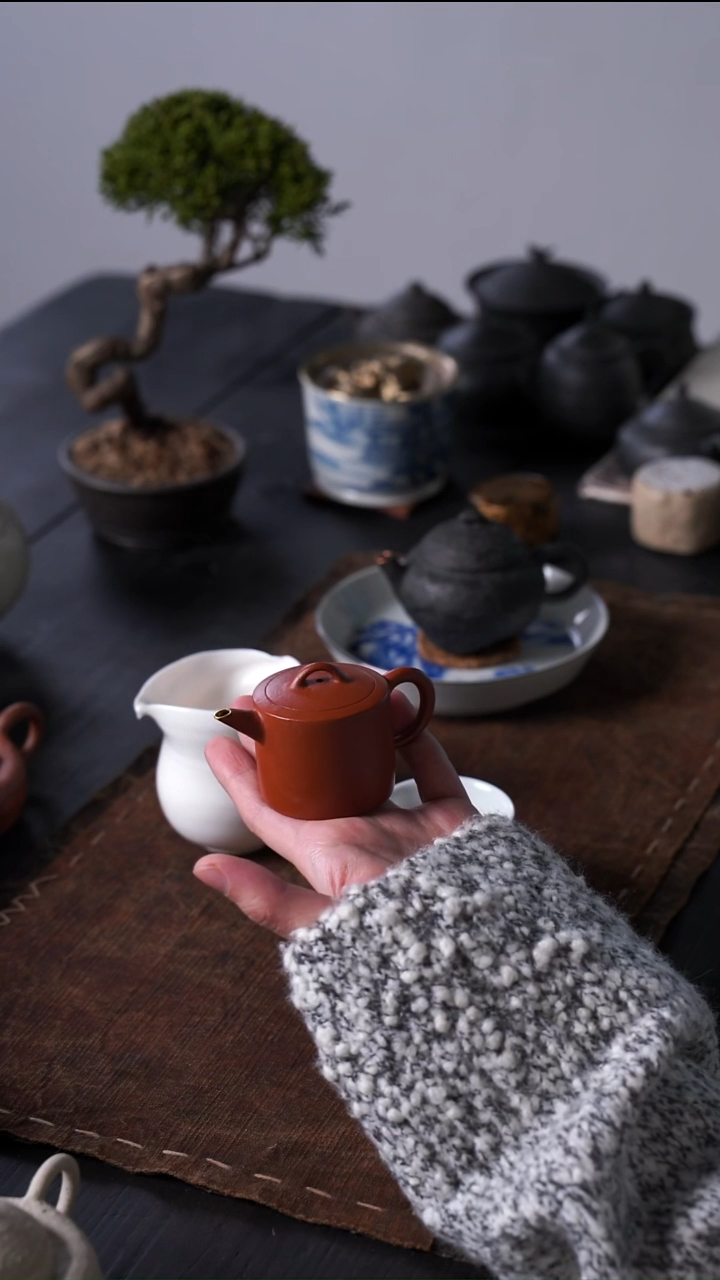 ❤*.朱泥金嘴小壶50ml