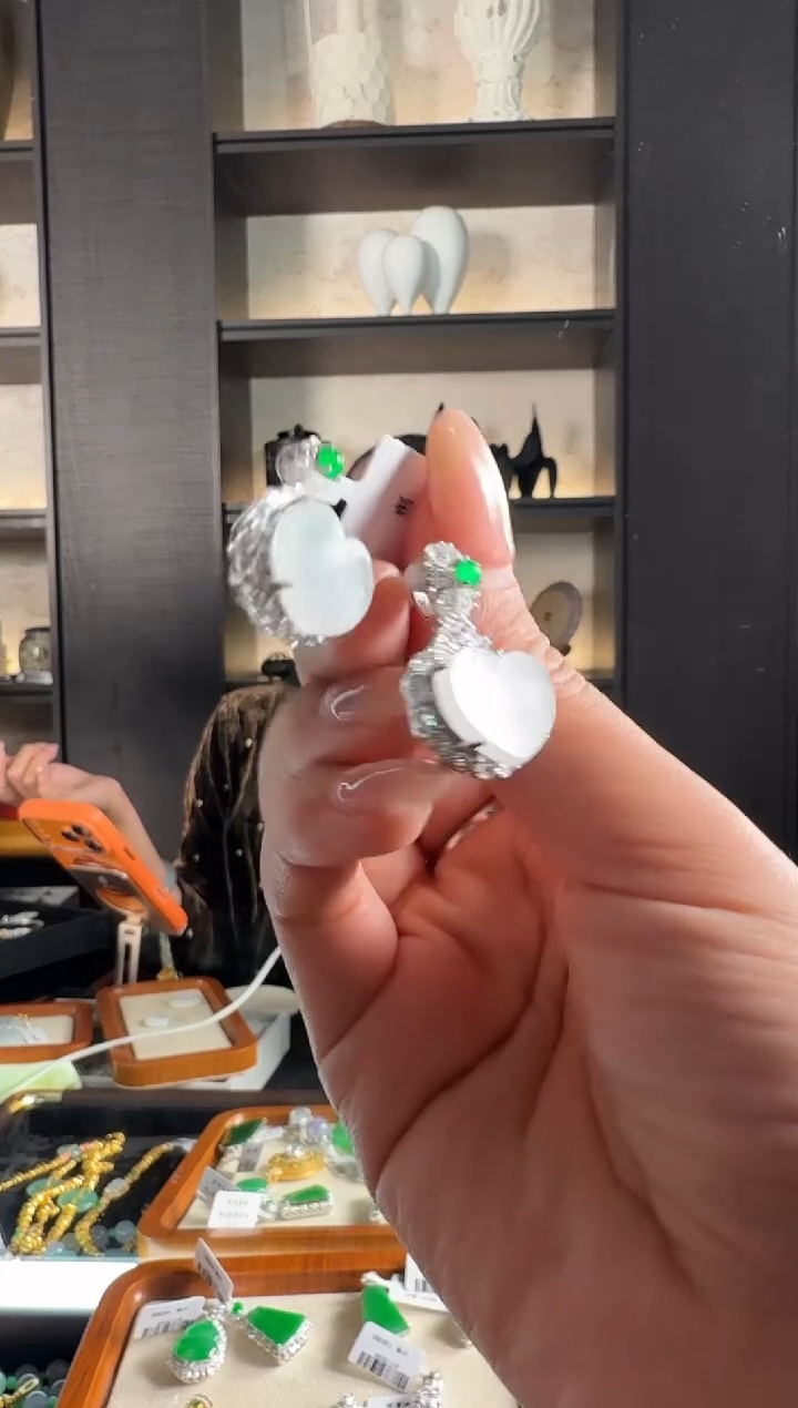 颈饰银S925镶嵌翡翠34多样性发其1