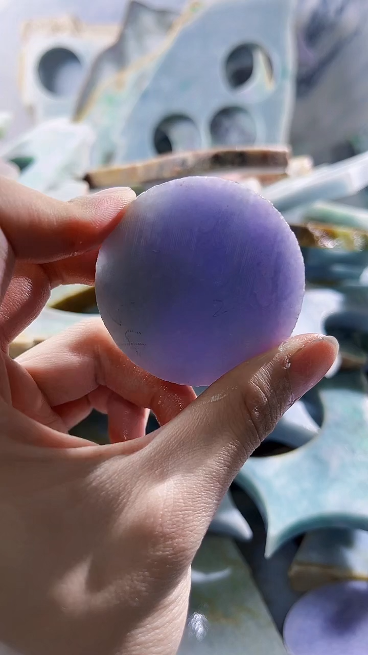 翡翠裸石缅甸翡翠A货陈5154