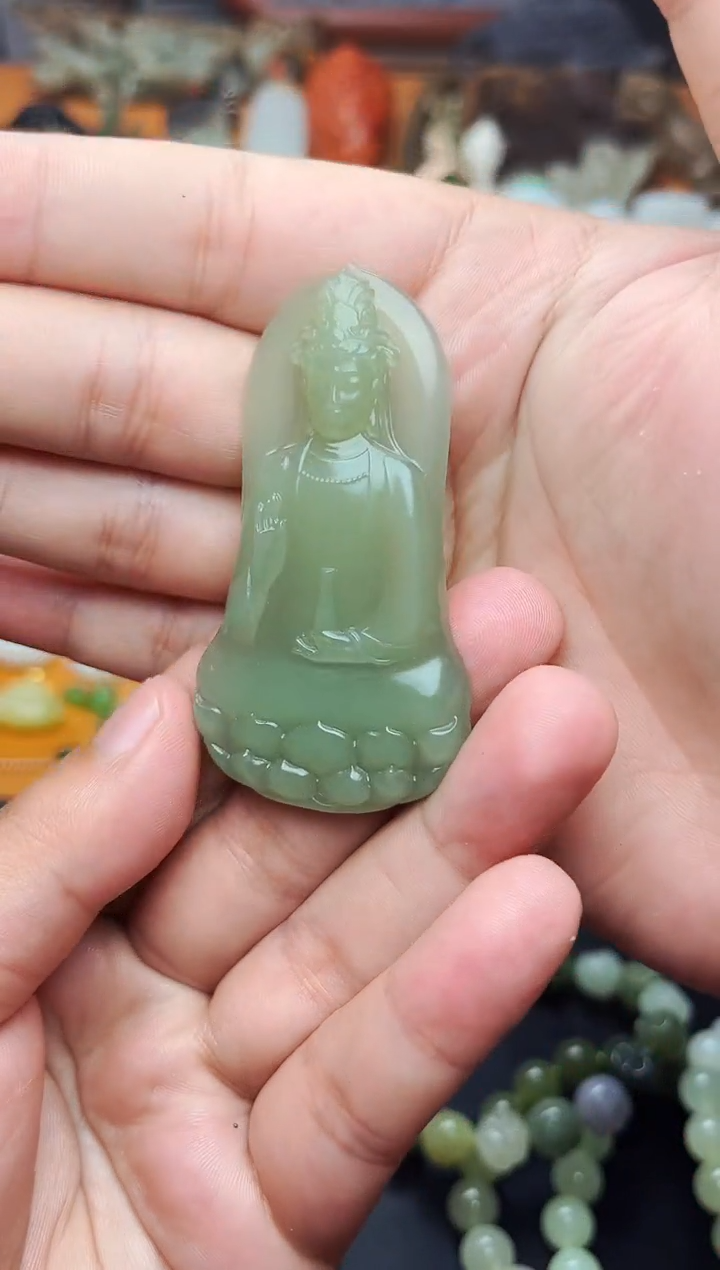 【闪购商品】和田玉颈饰未镶嵌观音01