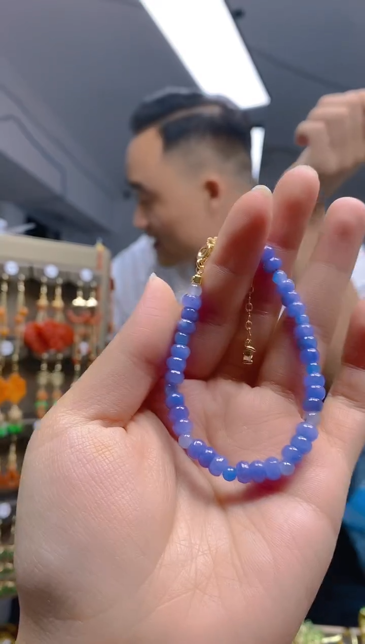 【闪购商品】翡翠耳饰合金0350翡翠手链