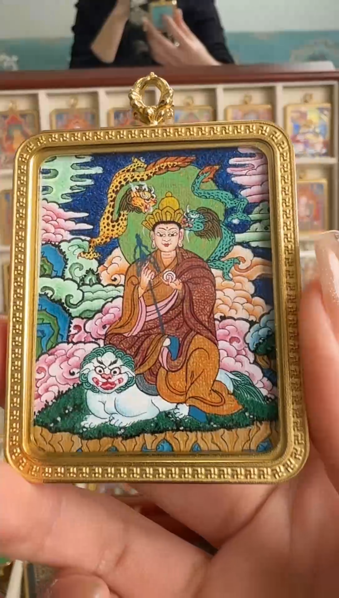 【闪购商品】吊坠纯手绘唐卡地藏老师