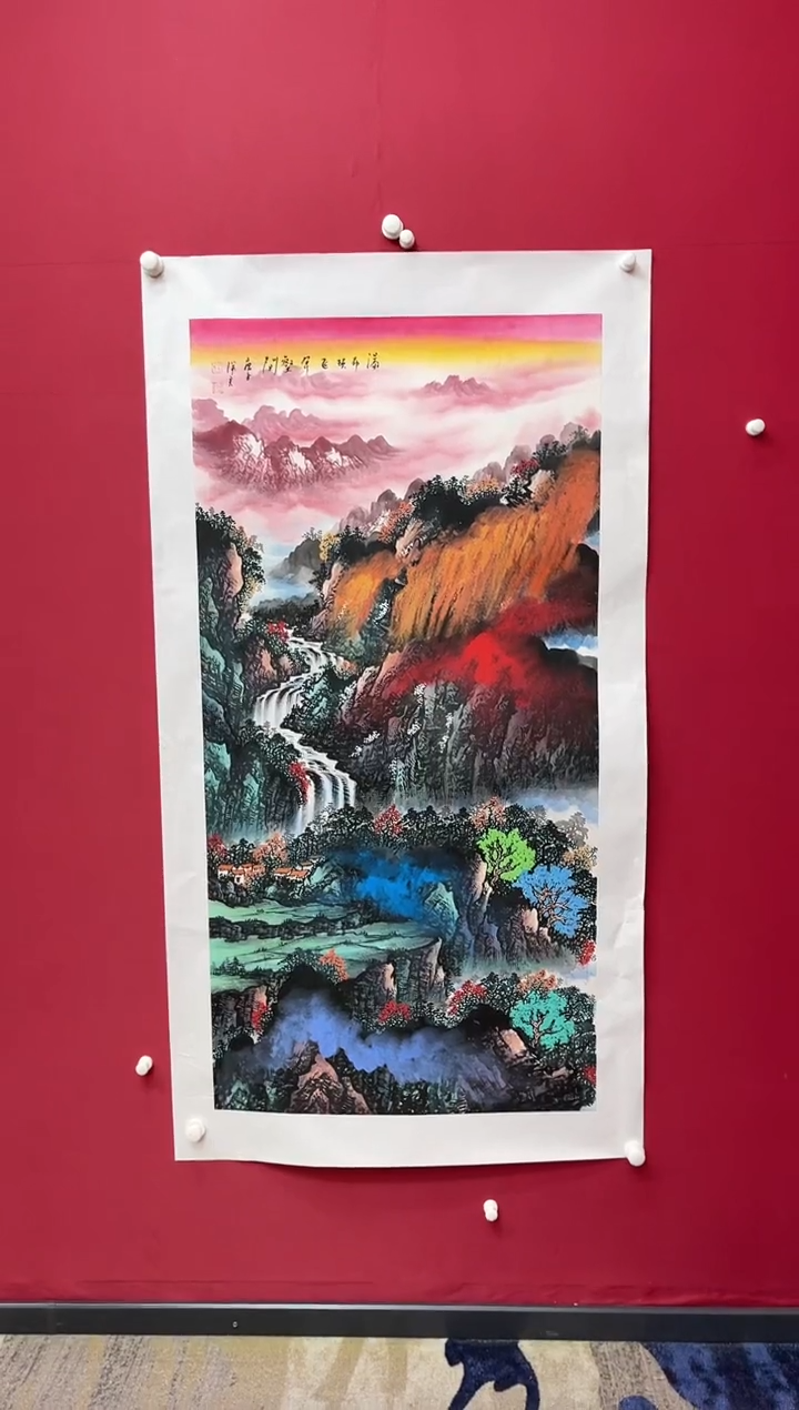 【闪购商品】国画吴-四尺山水/无框/W