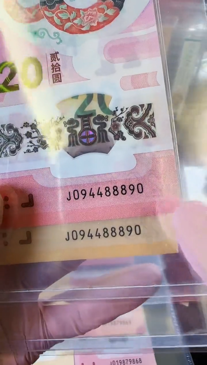 【闪购商品】塑料2025蛇钞全同号094488890裸