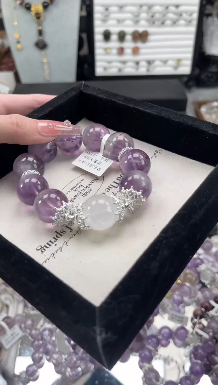 【闪购商品】水晶手链未镶嵌天然水晶 多样性发货