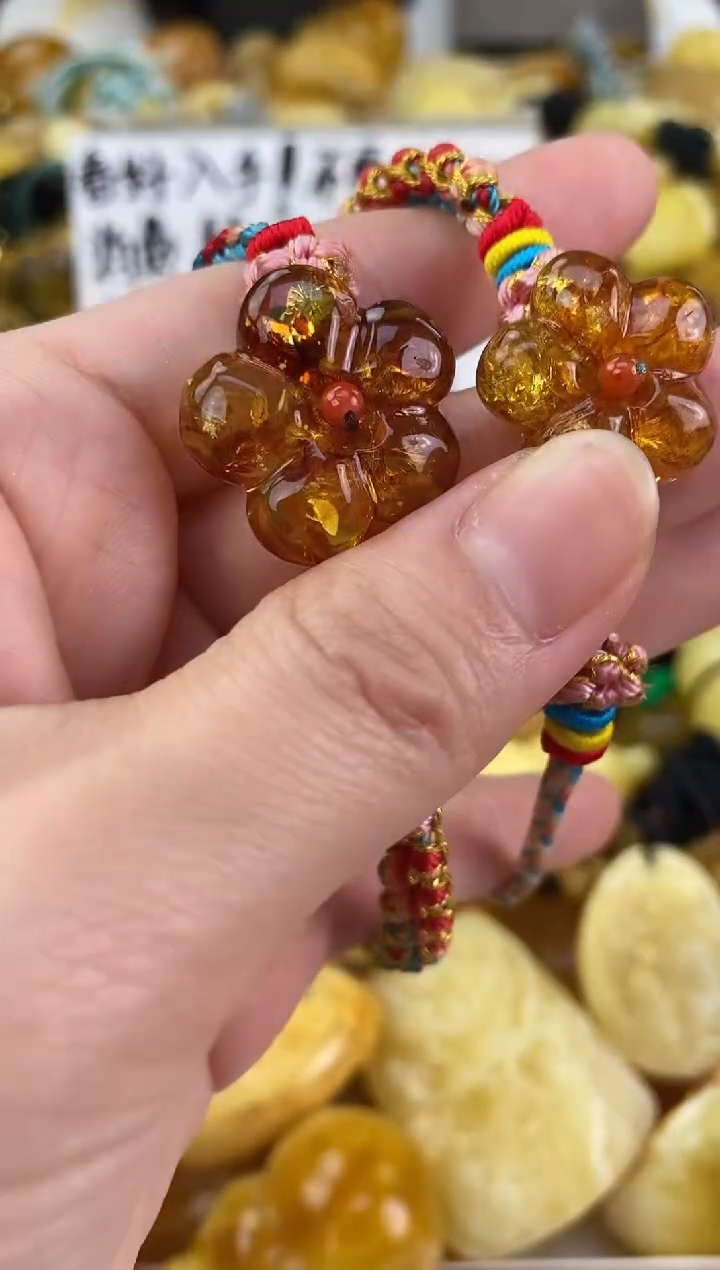 裸石琥珀未镶嵌天然琥珀蜜蜡多样性发一