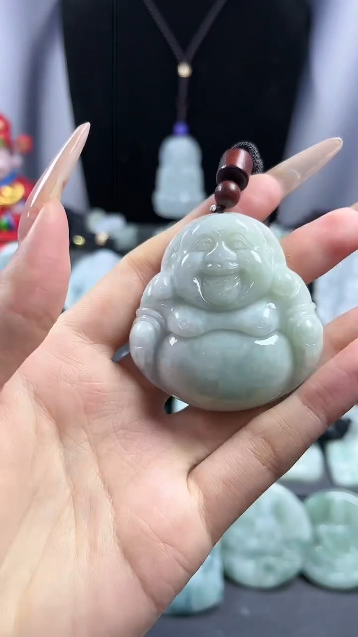 【闪购商品】翡翠颈饰未镶嵌大肚佛