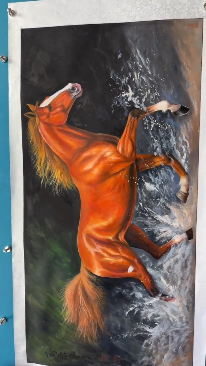 国画瀚美艺术刘武手绘-国画15