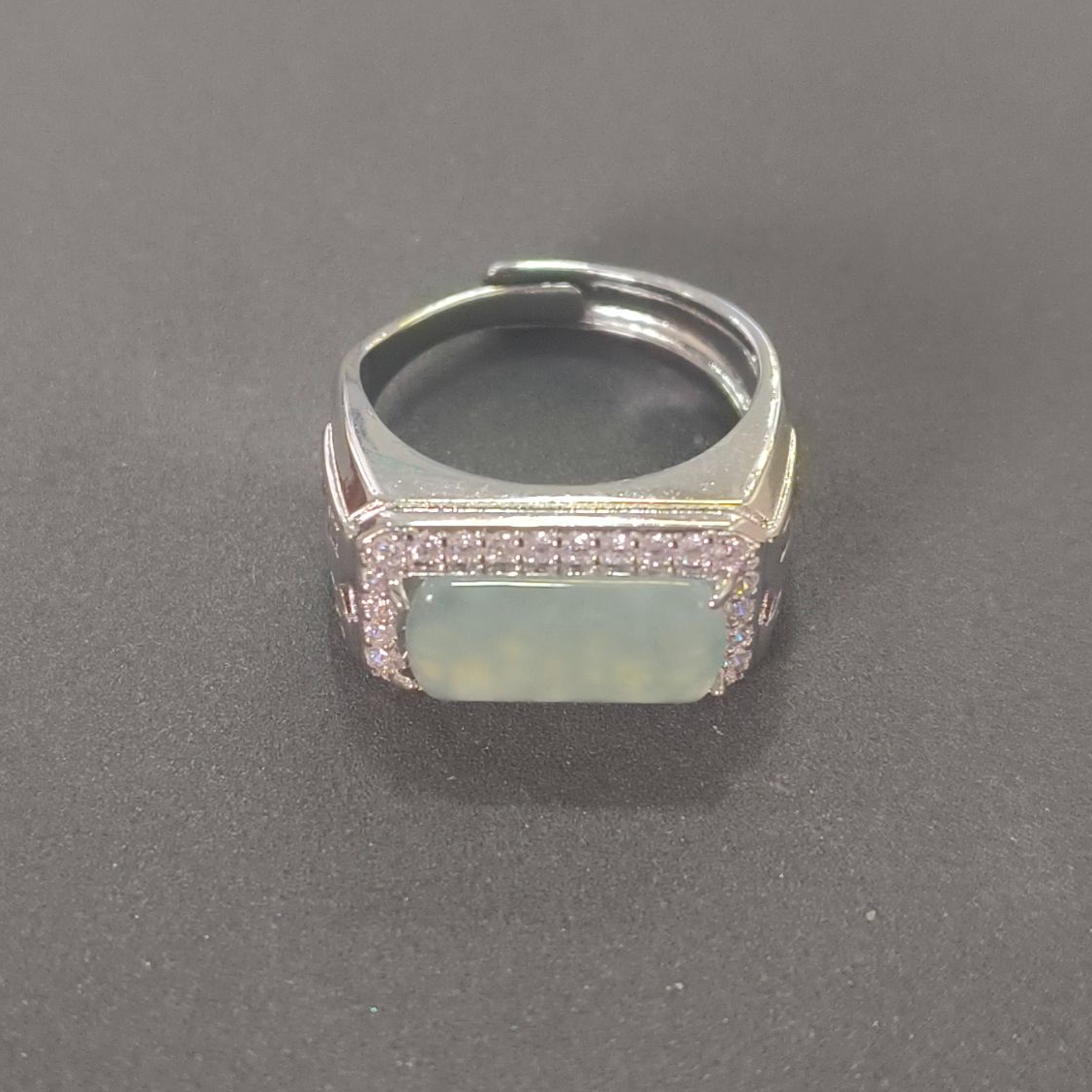 天然翡翠 戒指 活口可调节 精品时尚