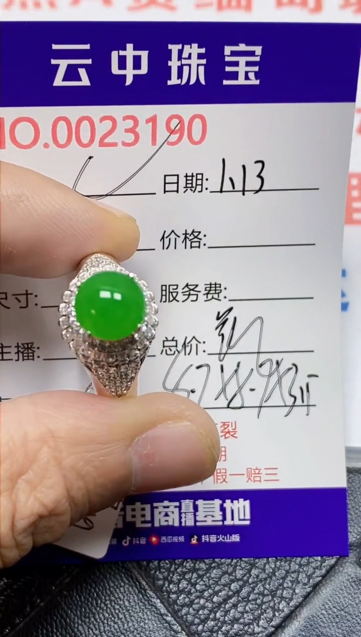 【闪购商品】翡翠戒指未镶嵌/31900000